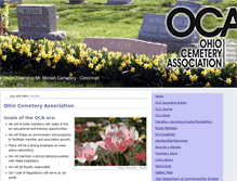 Tablet Screenshot of ohiocemeteryassociation.com